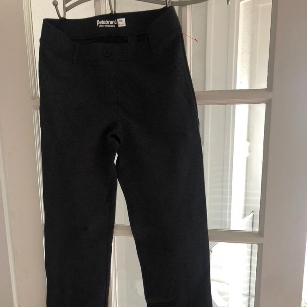 NWOT Betabrand Grey Pants, Petite Medium